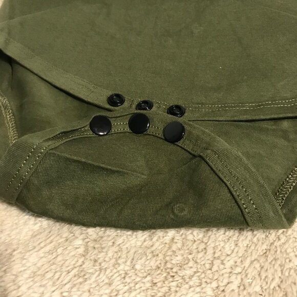 Daddys Boy Baby Boys Camo Set With Hat 3-6 Months Long Sleeve Army Green - Picture 6 of 13